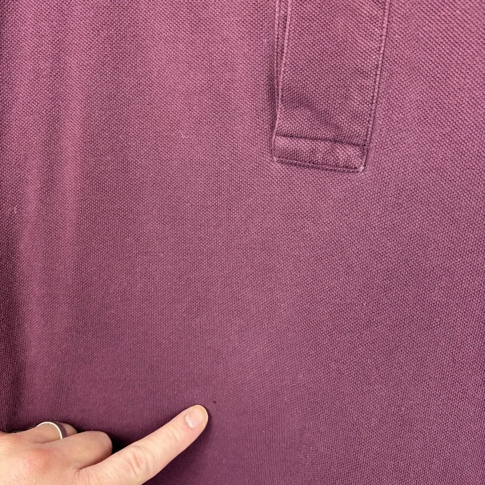 Polo Ralph Lauren Polo Shirt Mens 4XB Big Red Long Sleeve‎ 100% Cotton Pique